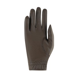 Roeckl Sports equestrian gloves MUENSTER, summer riding glove, dark taupe 9