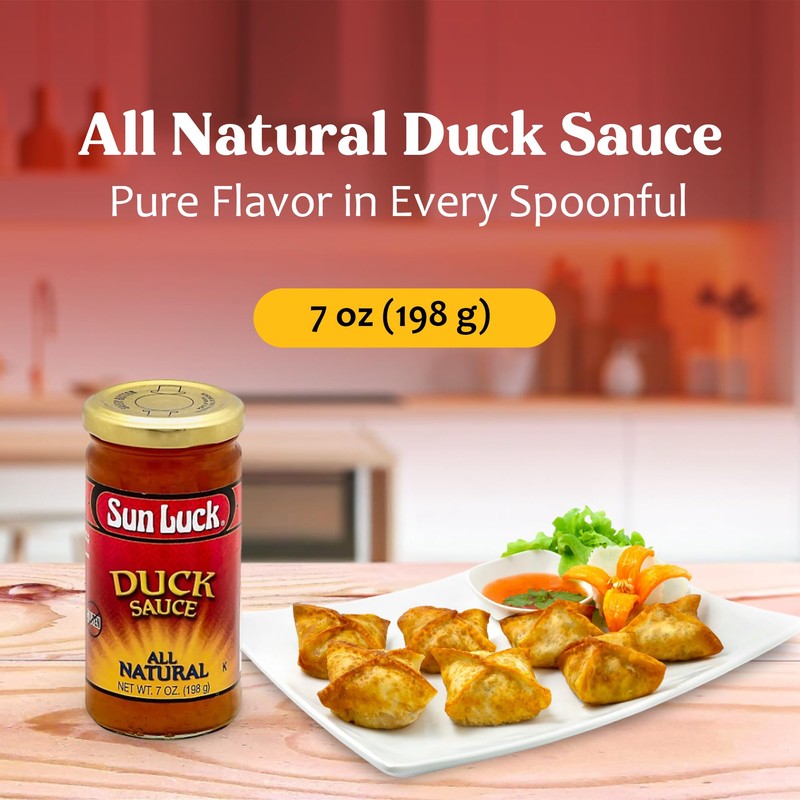 Sun Luck All-Natural Duck Sauce 7 oz Bottle – Sweet