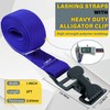 MELOTOUGH 4Pk 1" x 2ft Lashing Strap with Alligator Thumb