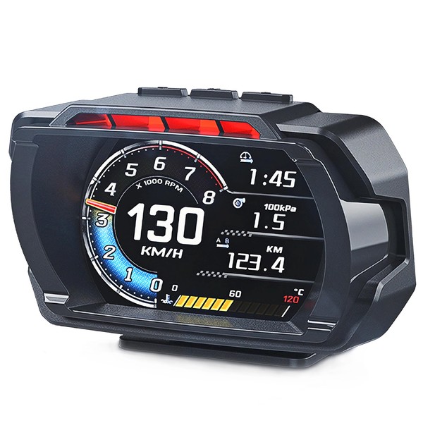GIGC OBD2 Meter, Speedometer, Tachometer, Water Thermometer, Multimeter, All Vehicle
