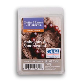 Better Homes & Gardens Mahogany & Sandalwood 2018 Limited Edition Wax Melts (6 x 2.5 oz) - Home Fragrance, Aromatherapy