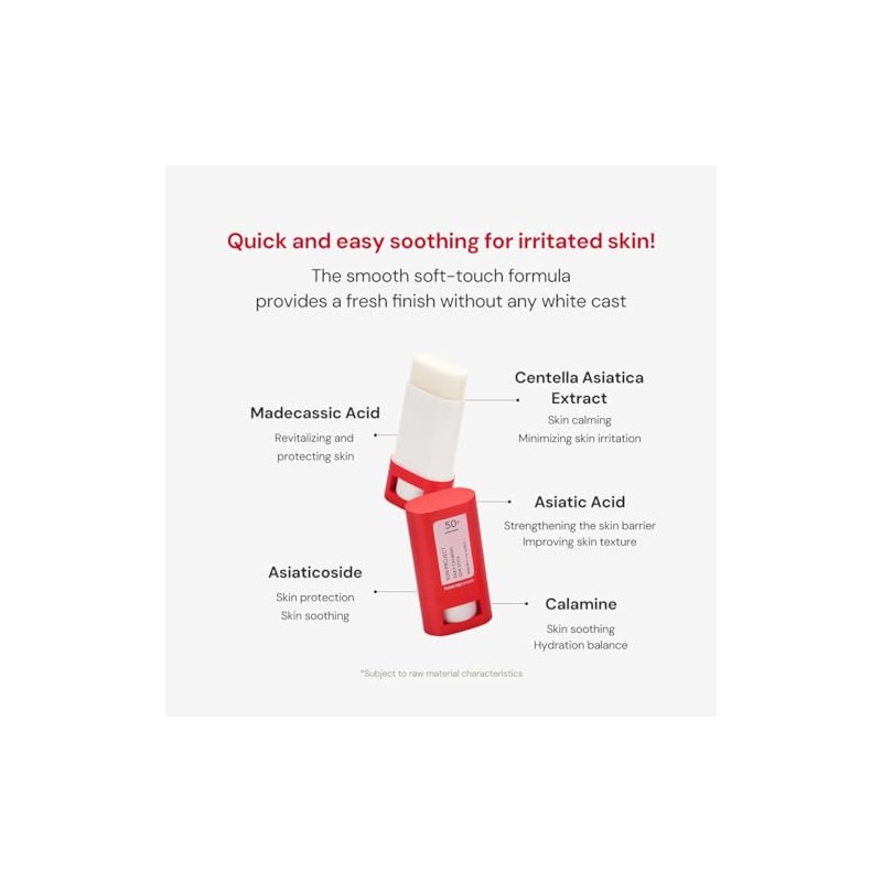 Sun Project Silky Calming Sun Stick SPF50 PA, resistente al