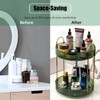 Growsun Rotating Makeup Organizer for Vanity 2 Tier Lazy Susan