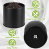 Acrux7 15PCS Tea Tins for Loose Tea 8oz Tea Containers