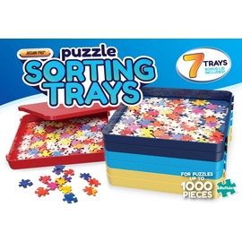 Buffalo Games - Puzzle Sorting Trays - 7 Count (Pack of 1)