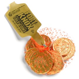 Fort Knox Milk Chocolate Gold Coins, 1.5-Ounce Packages (Pack of 12)