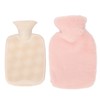 PVC Hot Water Bag with Soft Plush Cover Leakproof Winter