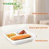 YANGRUI To Go Containers, Reusable Anti-Fog Shrink Wrap 25 Pack