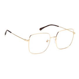 POLAROID PLD D428/G 06J GOLD HAVANA 56/17/145 - Marco para anteojos para mujer, Dorado
