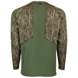 Mossy Oak Men's Standard Lightweight Camo Shirts Hunting, Bottomland, Large