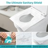 80 Pcs Toilet Seat Covers Disposable,XL Flushable Toilet Seat Cover