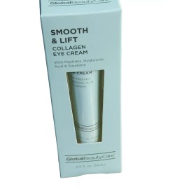 Global Beauty Care Smooth & Lift Collagen Eye Cream with Peptides 0.5 Floz /15ml