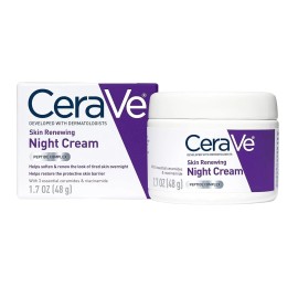 Cerave 2PK CeraVe Skin Renewing Face Night Cream w/Peptide Complex & Hyaluronic Acid17