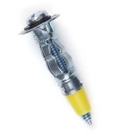 Unbranded Hillman Wall Anchors, 1/8"DS, Silver Zinc Finish, Steel, 60lbs, 12 Pack