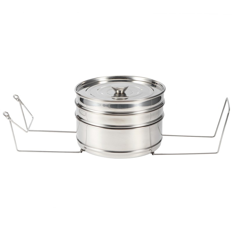 Stackable 3 Tier Stainless Steel Steamer Cooker Pot Set Cook