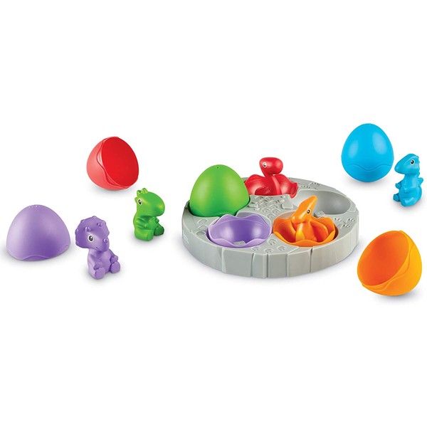 Learning Resources Babysaurs Sorting Set, Dino Toy, Counting & Sorting Toy, Ages 18 mos+