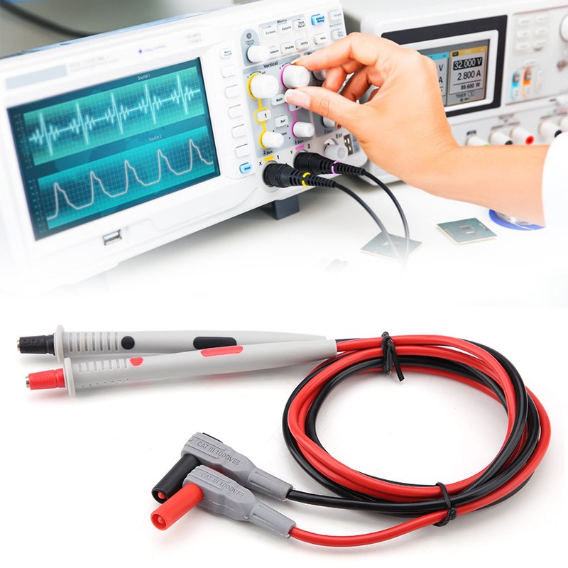 P1503D Multifunctional Multimeter Test Leads with Crocodile Clips Replaceable Probe