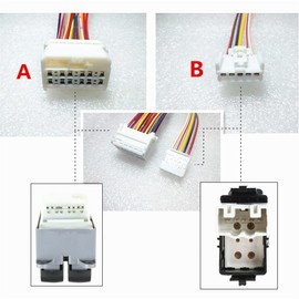 Interruptor de ventana eléctrica, arnés de montaje, conector de repuesto para Toyota FJCruiser FJ Landcruiser Crown REIZ Prius Corolla VIOS Prado Coaster Highlander PREVIA Camry Yaris y todos los