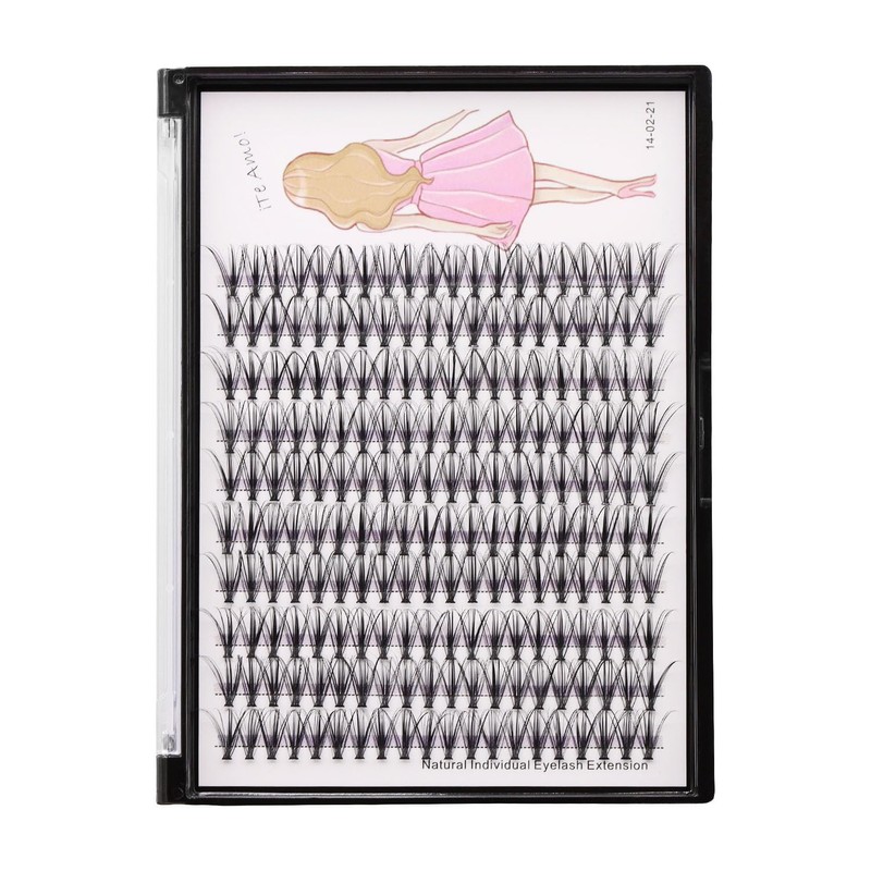 Dedila 8-22mm to Choose 20D/40D/60D/80D/100D Individual False Eyelashes Makeup Cluster