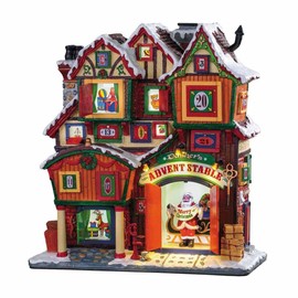 Lemax 95569 Christmas Village Facade: Dasher's Advent Stable