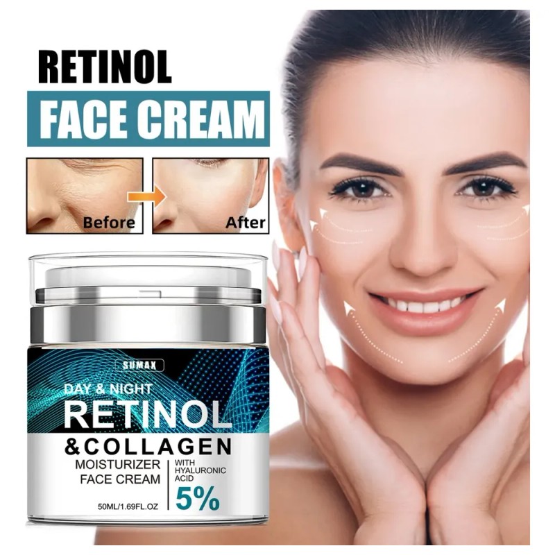 Crema Antienvejecimiento M Sxx Hh Con Retinol, Colágeno Y