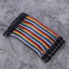10Pcs Jump Wire Plastic Male to Female Connecting Cable for