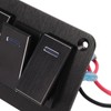 3 Gang Rocker Switch Panel Waterproof Pre Wired Aluminum Alloy