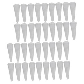 LALAFINA 50Pcs Transparent Scissor Covers Reusable Protective Sleeves for Safe Storage of Hair Cutting Kitchen Scissors Portable Protector for Eyebrow Trimming Tools