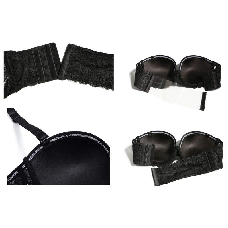 Vogue's Secret Women's Strapless Multiway Bra Plus Size Full Coverage