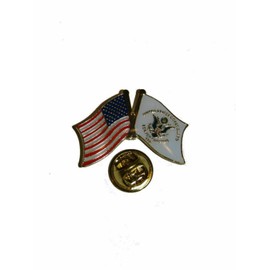 USA American U.S. Coast Guard Friendship Flag Bike Motorcycle Hat Cap lapel Pin