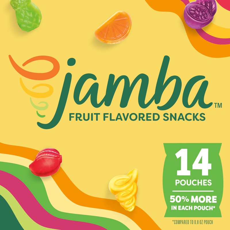 Jamba Fruit Flavored Snacks, Mango-A-Go-Go, Smoothie Inspired Flavors, Gluten Free