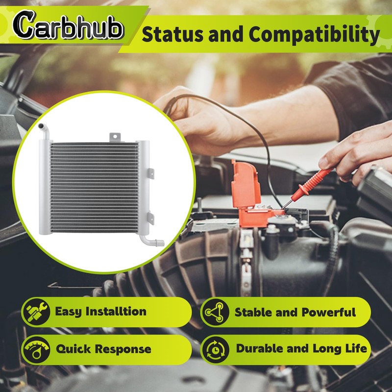 Carbhub Right Auxiliary Radiator Compatible with Land Rover Range Rover