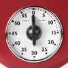 Kitchen Timer Clock, Round Wall Clock Silent Non-Ticking Retro Wall