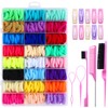Hair Accessories Set for Girls, 400 Elastic Hair Bands, 10