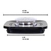 Black Jar Lid and Center Cap for Oster & Osterizer