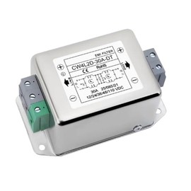 Tarjeta Terminal de purificación de Fuente de alimentación de sección Simple y Doble, Tipo riel, Filtro emi CW4L2D-30A-DT, DC12V24V48100V30A40A50A