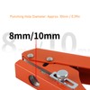 Single Hole Punch Heavy Duty Handheld Edge Banding Punching Pliers
