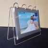 4x6 Flip Clear Slant Back Acrylic Sign Holder,V Type Desktop