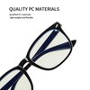Blue Light Blocking Glasses Square Nerd Eyeglasses Frame Fashion Anti