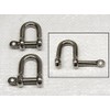 D Shackles with Captive Pin 4MM X2 (316 Stainless Steel
