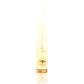 Big Dipper Wax Works, Candle Tapers Beeswax Ivory 12 Inch