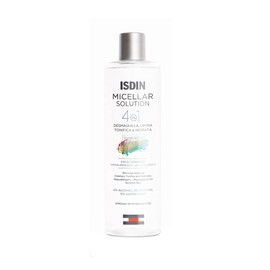 ISDIN Micellar Solution Limpiador facial 4 en 1 para pieles sensibles, 400 ml