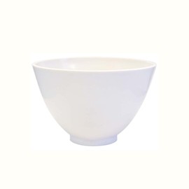 APPEARUS Flexible Rubber Mask Mixing Bowl for DIY Spa Facial Treatments | Ideal for Skin Care, Beauty Masks & Home Spa Essentials (White, Large)