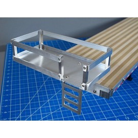 Tamiya New Add on Aluminum Rack Platform for Tamiya 1/14 Semi Flatbed Trailer Truck