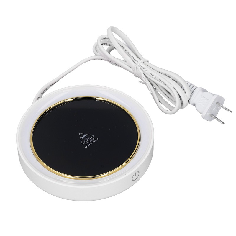 Electric Cup Warmer Constant Temperature 2 Modes LED Light Desk