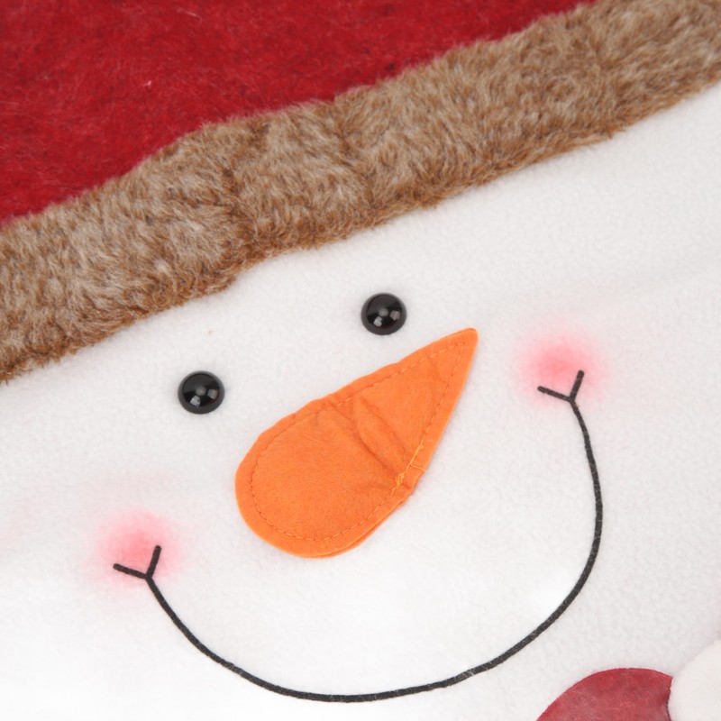Xmas Dinner Chair Back Covers Easy To Install Soft Anti