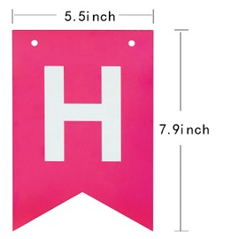 Letjolt Happy Birthday Banner Birthday Party Bunting Colorful Signs for Rainbow Birthday Decorations Nursery Hanging Outdoor Birthday Decor