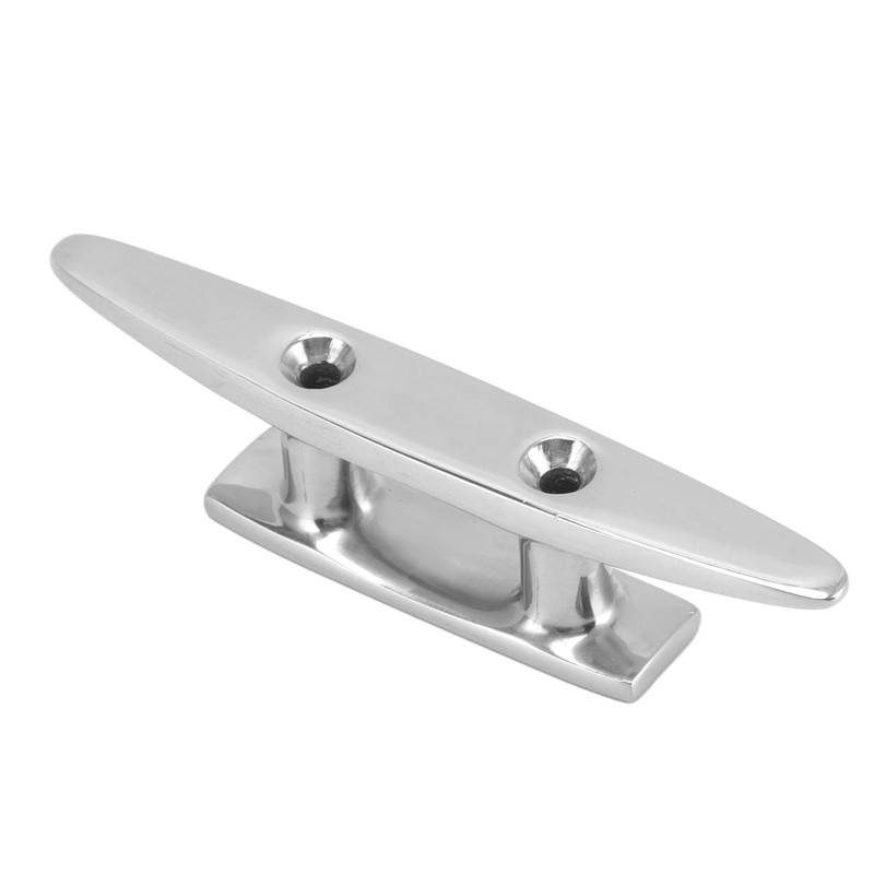 Stainless Steel Low Flat Top Boat Dock Cleat Marine Grade
