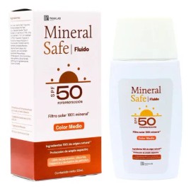 Panalab Mineral Safe Fluido Filtro Solar Fps 50 Color Medio 50ml                                                                                      