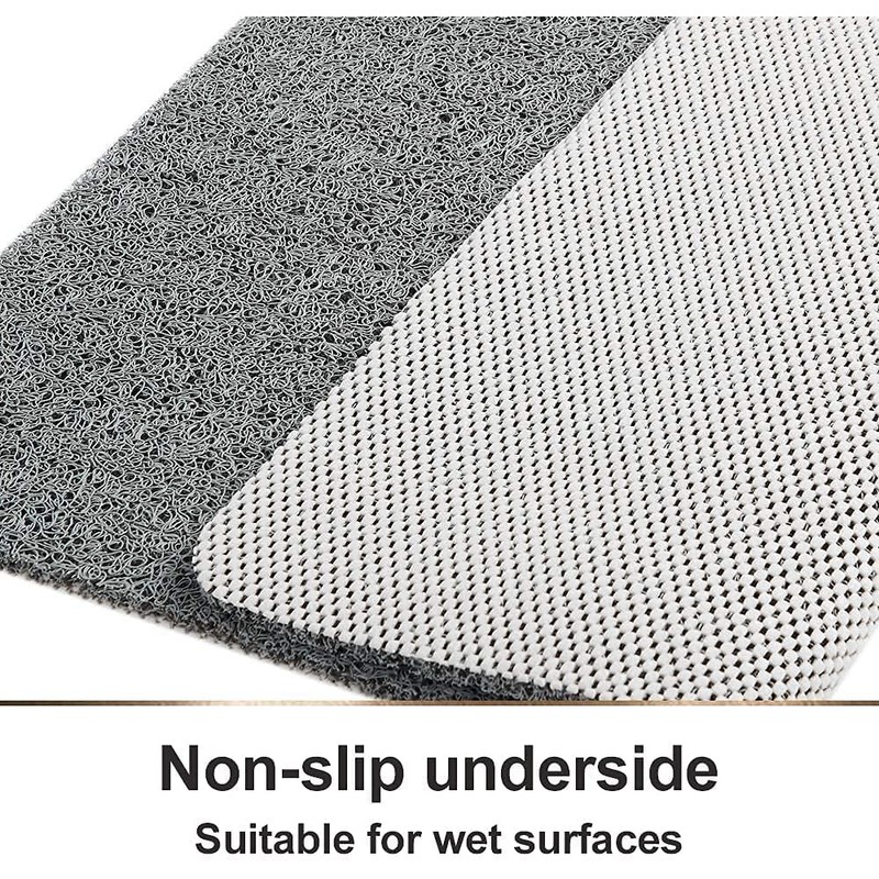 Non-Slip Triangular Shower Mat, 60 x 60 cm, Soft Comfort
